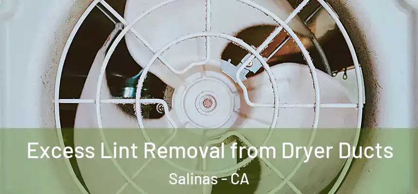 Excess Lint Removal from Dryer Ducts Salinas - CA